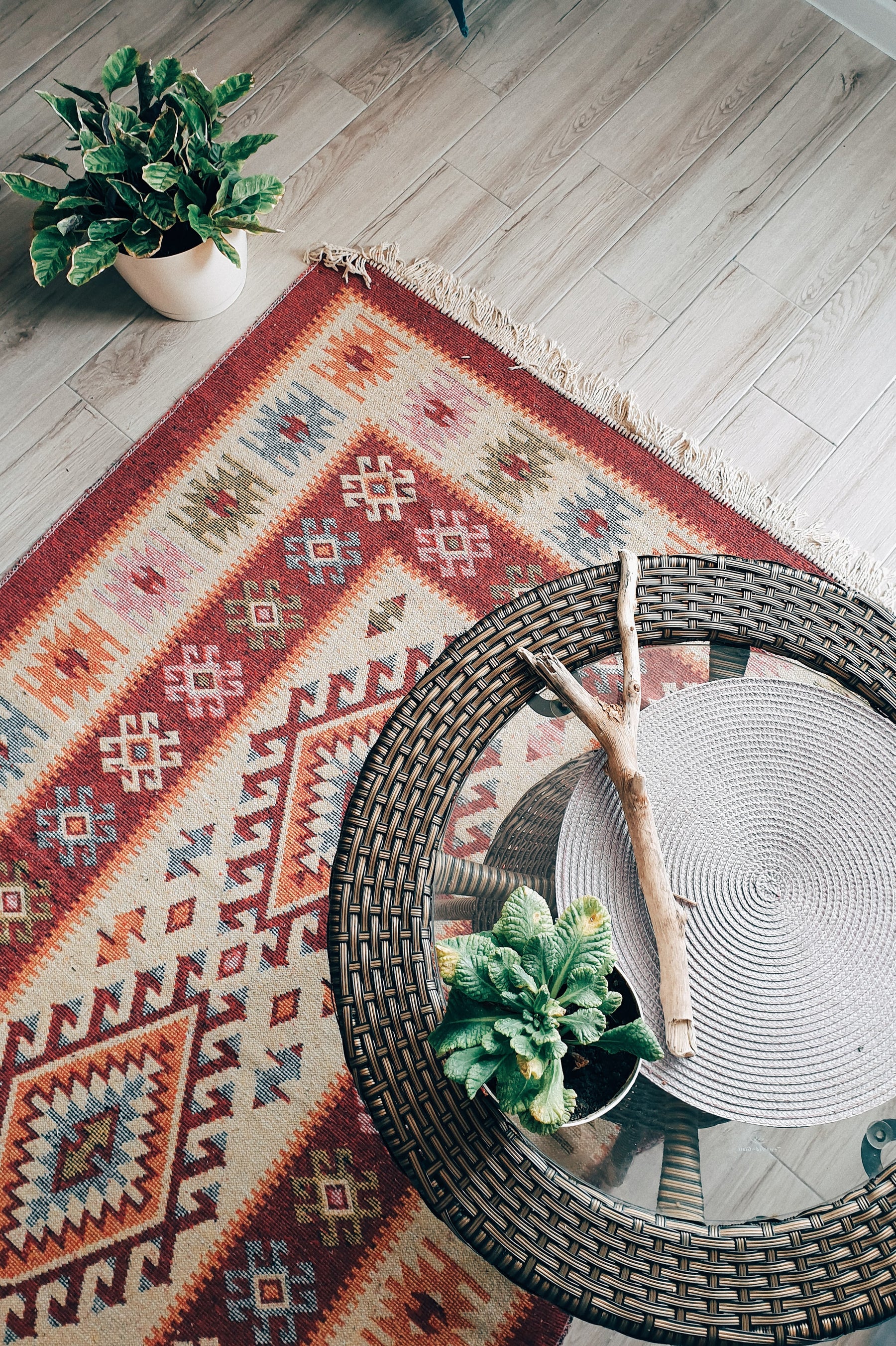 What part of your home/office do you most want to glamour up with rugs?