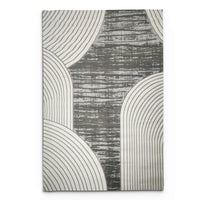 Sisal Arch Noir Rug