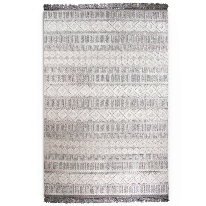 Jute Sahara Weave Grey Rug