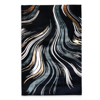 Palace Noir Wave Rug