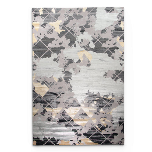 Alin Myrren Grey Modern Area Rug