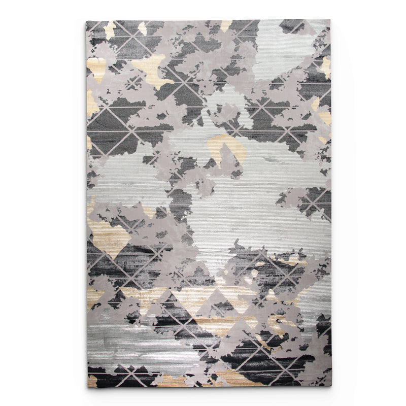 Alin Myrren Grey Modern Area Rug