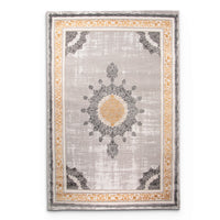 Diamond Tivrel Grey Yellow Rug