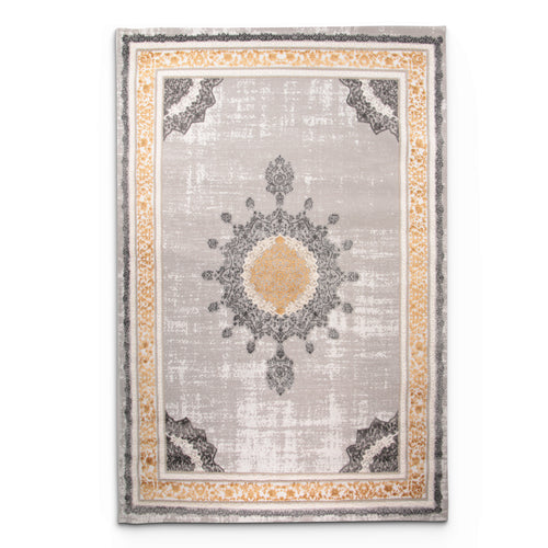 Diamond Tivrel Grey Yellow Rug