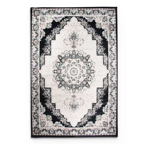 Hereke Rivzar Black Rug