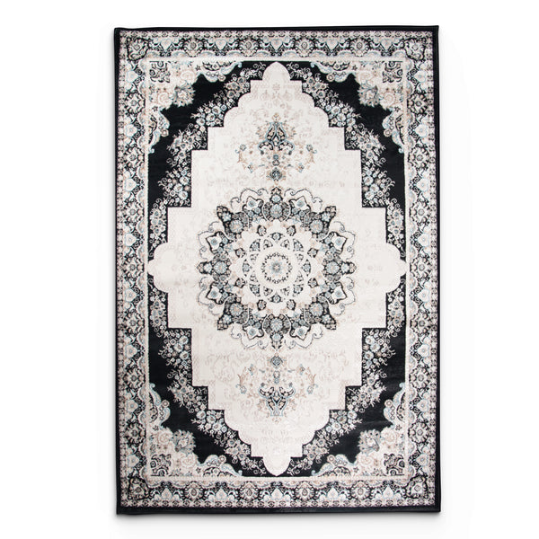 Hereke Rivzar Black Rug