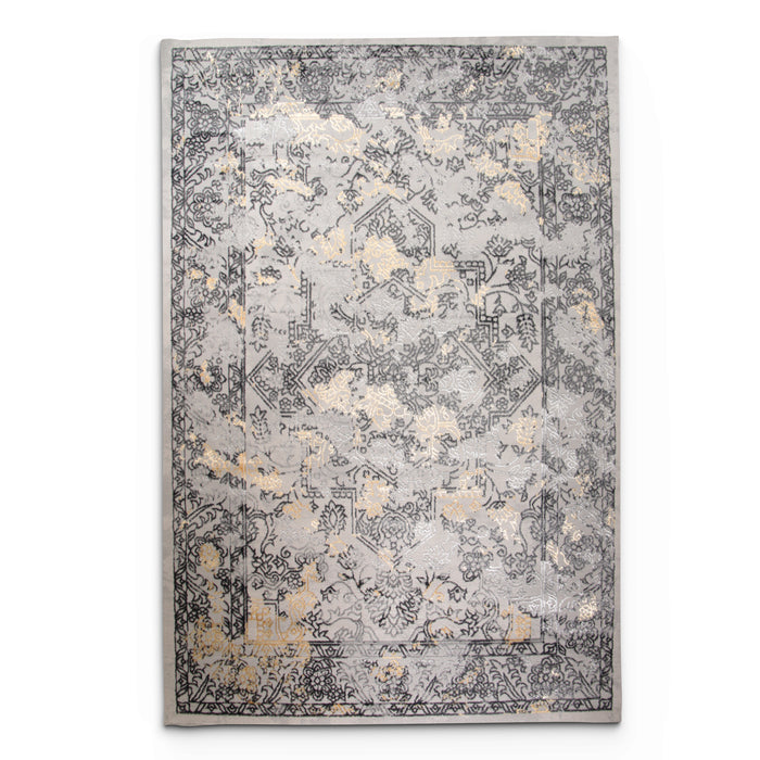 Alin Corvessa Grey Modern Area Rug