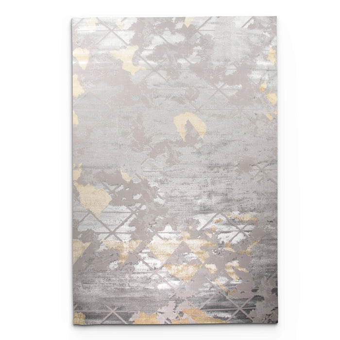 Alin Zynorel Grey Modern Area Rug