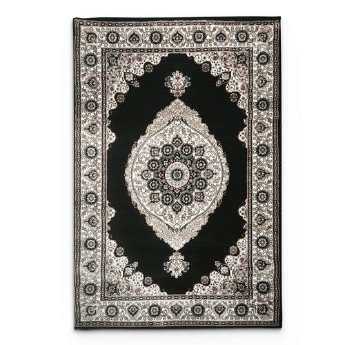 Hereke Noir Star Rug