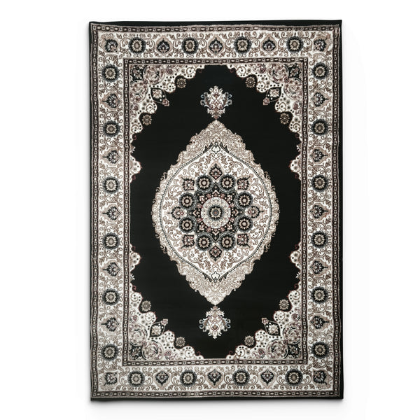 Hereke Noir Star Rug