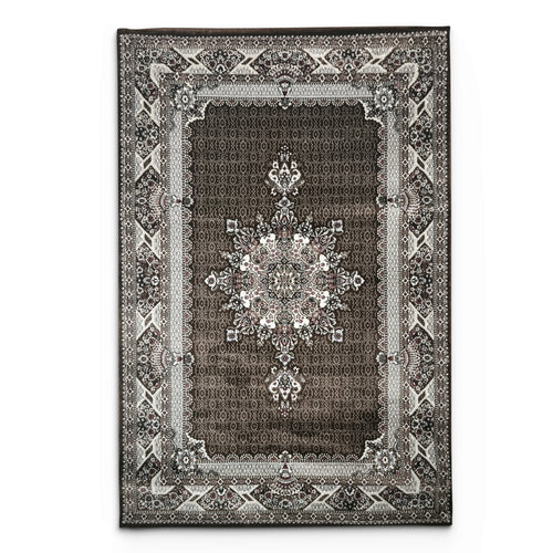 Hereke Tabriz Brown Rug
