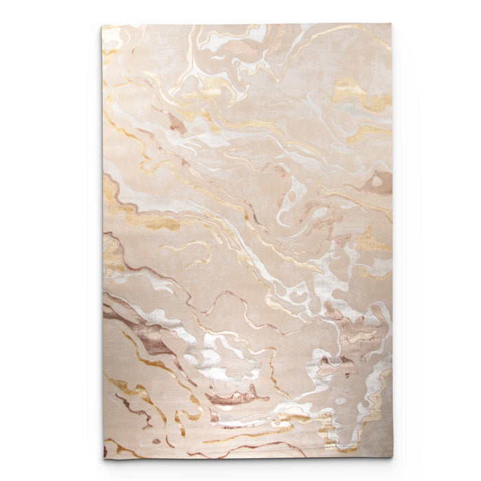 Alin Orvessa Beige Modern Area Rug