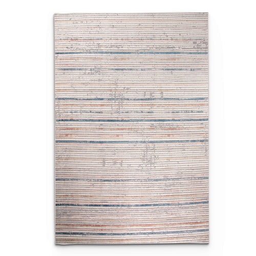 Rainbow Ravon Cream Rug