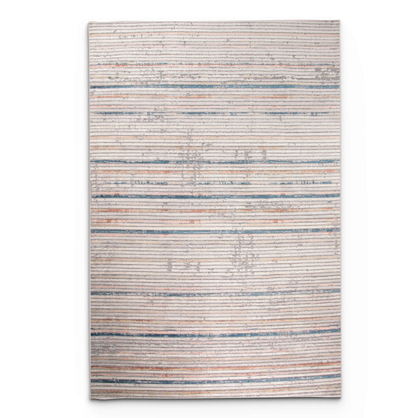 Rainbow Ravon Cream Rug