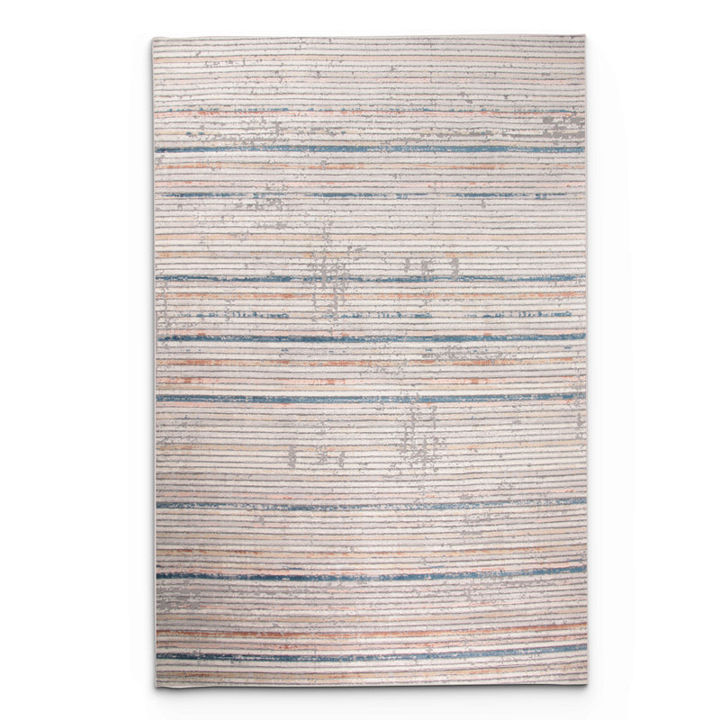 Rainbow Ravon Cream Rug