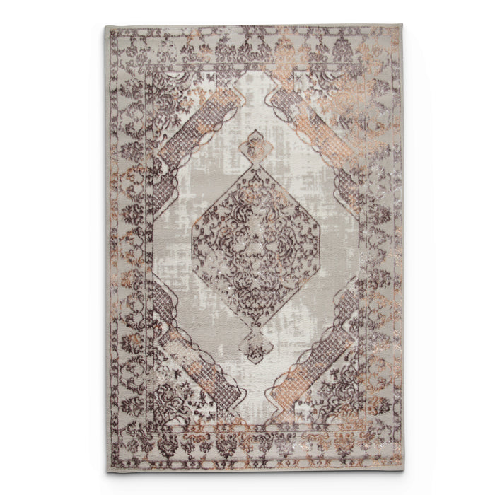 Alin Lurexis Beige Modern Area Rug