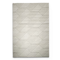 Sisal Geometric Panel Rug