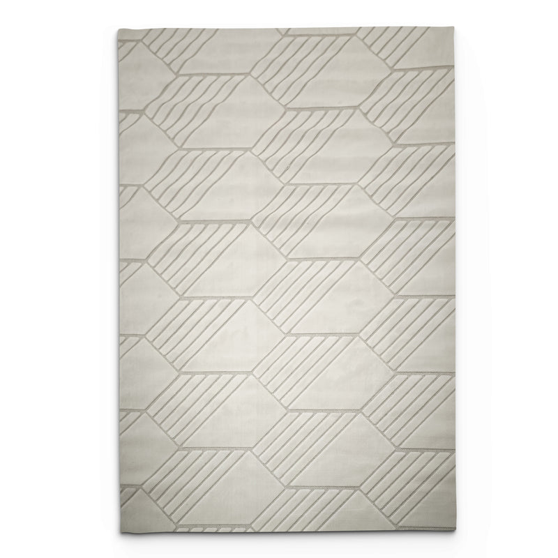 Sisal Geometric Panel Rug