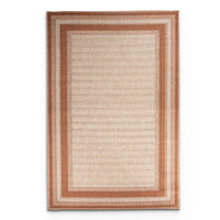 Mona Terracotta Frame Rug