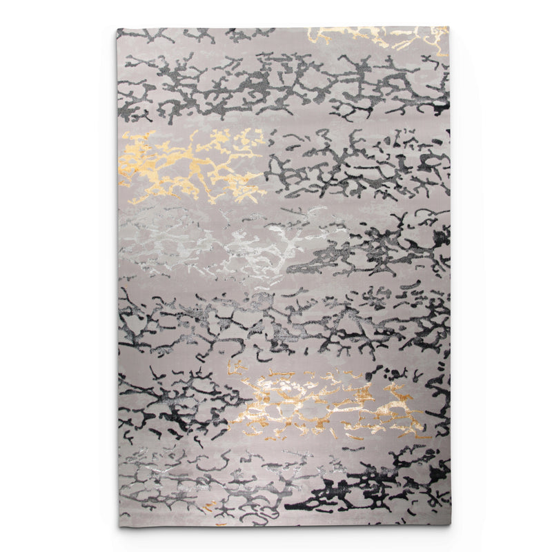 Alin Novyra Grey Modern Area Rug
