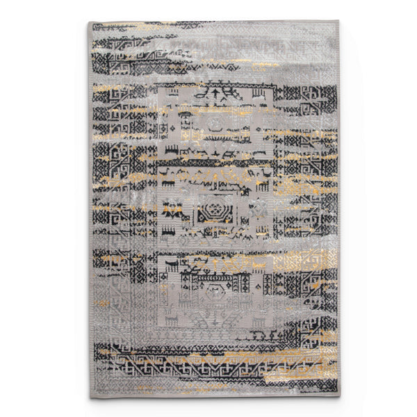 Alin Lumith Grey Modern Area Rug