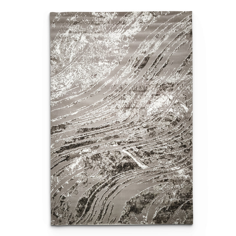 Alin Beige Wave Rug