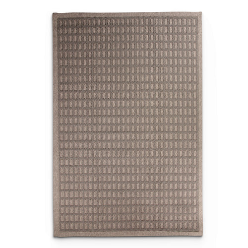 Mona Taupe Grid Rug
