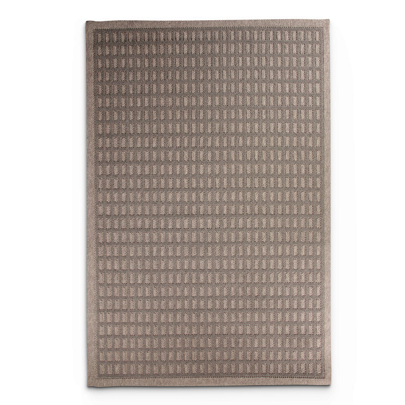Mona Taupe Grid Rug