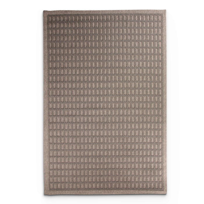 Mona Taupe Grid Rug