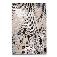 Diamond Dorell Black Rug