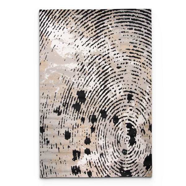 Diamond Dorell Black Rug
