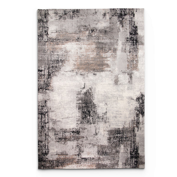 Merry Jemlo Grey Black Rug