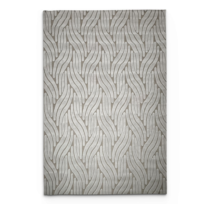 Sisal Braided Wave Rug