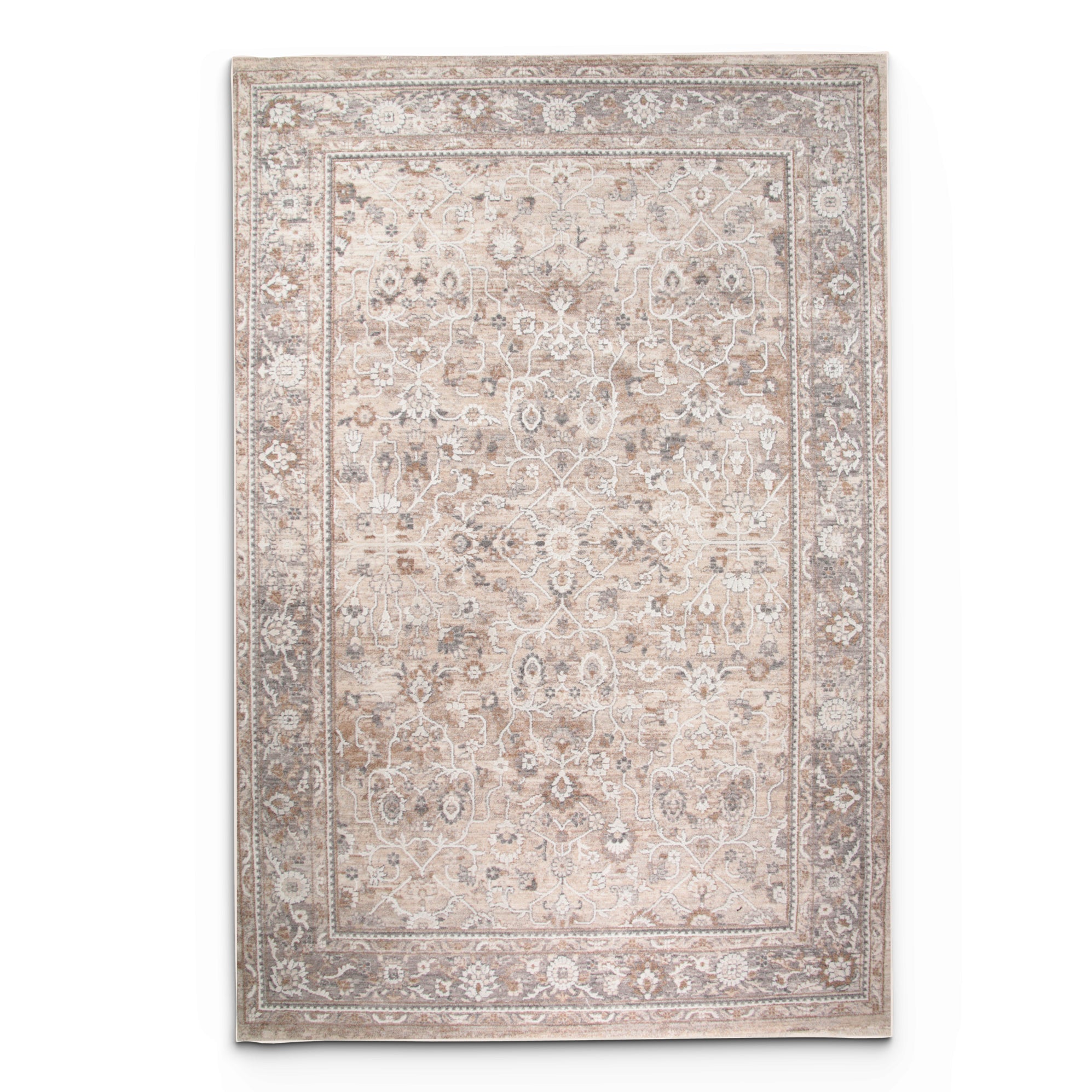 Dejavu Qani Beige Rug - Kristal Carpets