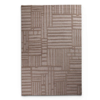 Levo Brown Stagger Rug