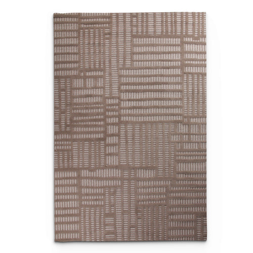 Levo Brown Stagger Rug