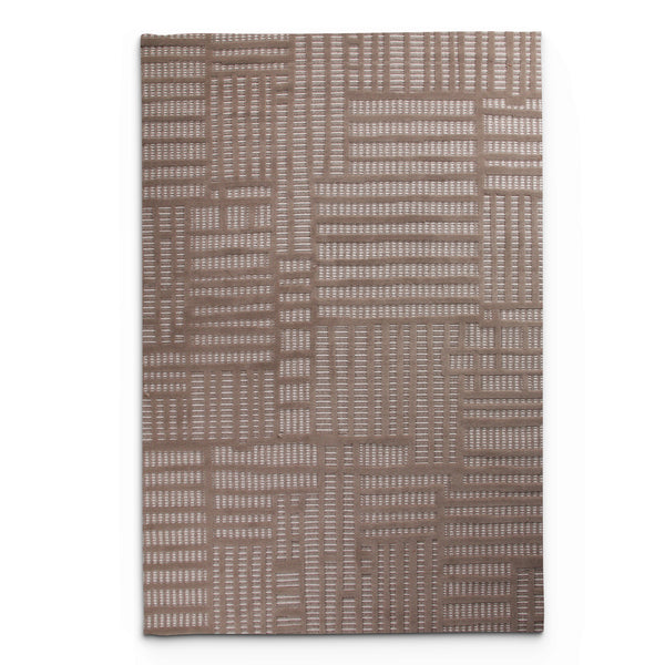 Levo Brown Stagger Rug