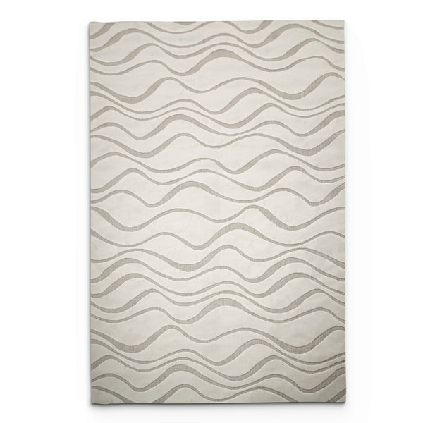 Sisal Ivory Wave Line Rug