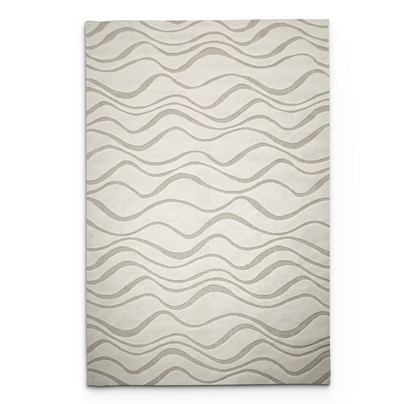 Sisal Ivory Wave Line Rug