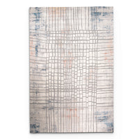 Rainbow Lunatrix Cream Light Grey Rug