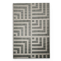 Sisal Grey Labyrinth Rug