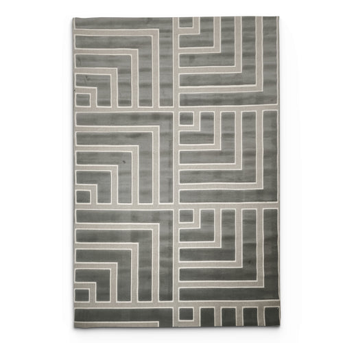 Sisal Grey Labyrinth Rug