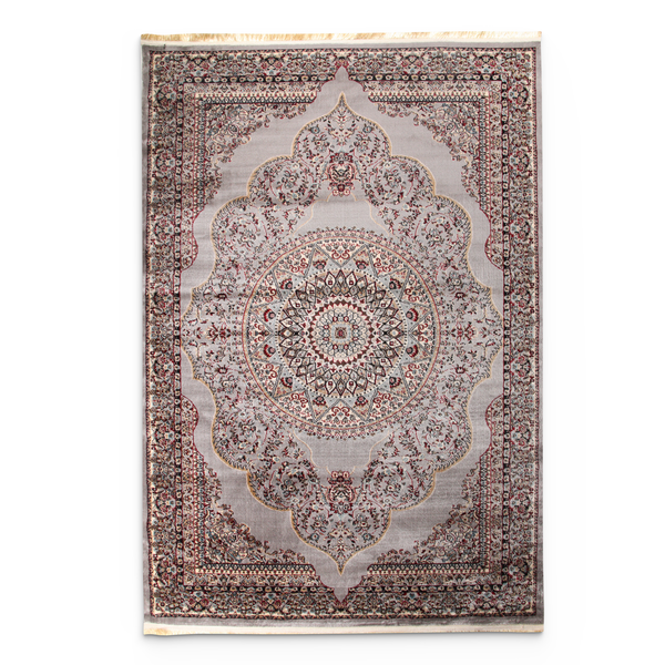 Palace Silver Medallion Rug
