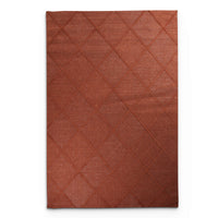 Levo Orange Diamond Rug