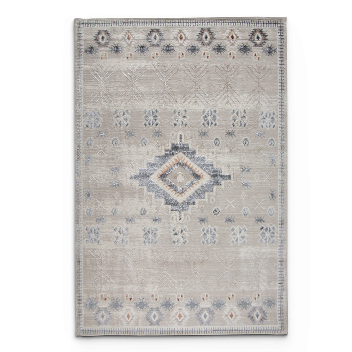 Alin Elython Grey Modern Area Rug