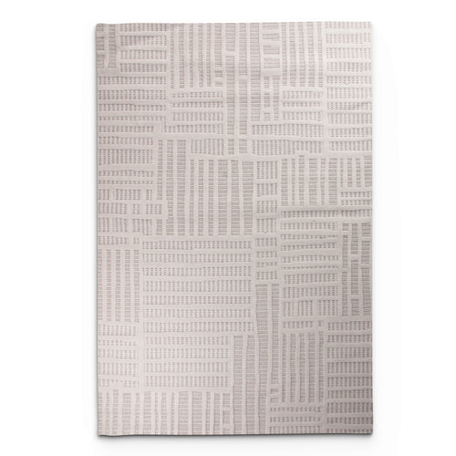 Levo Light Beige Stagger Rug