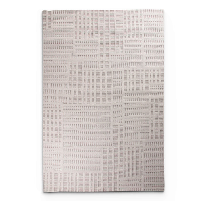Levo Light Beige Stagger Rug