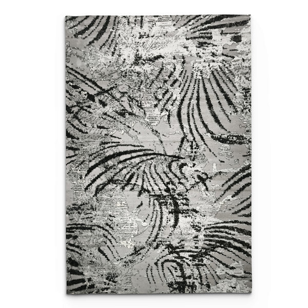 Alin Silver Palm Rug