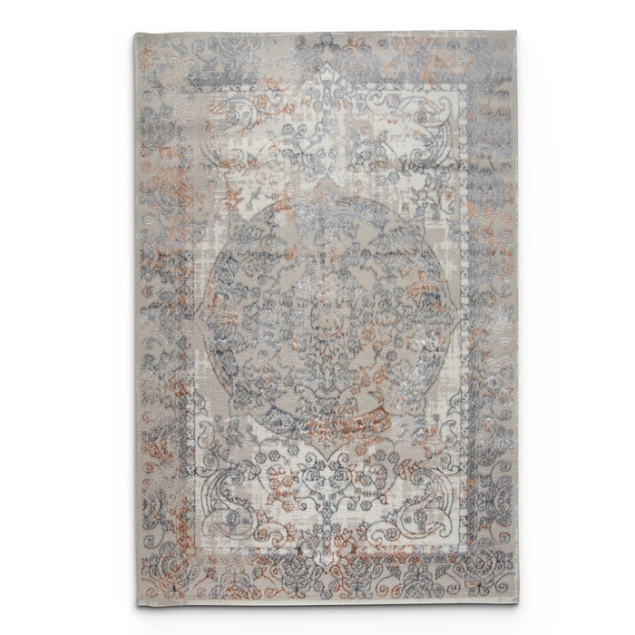 Alin Valyric Grey Modern Area Rug
