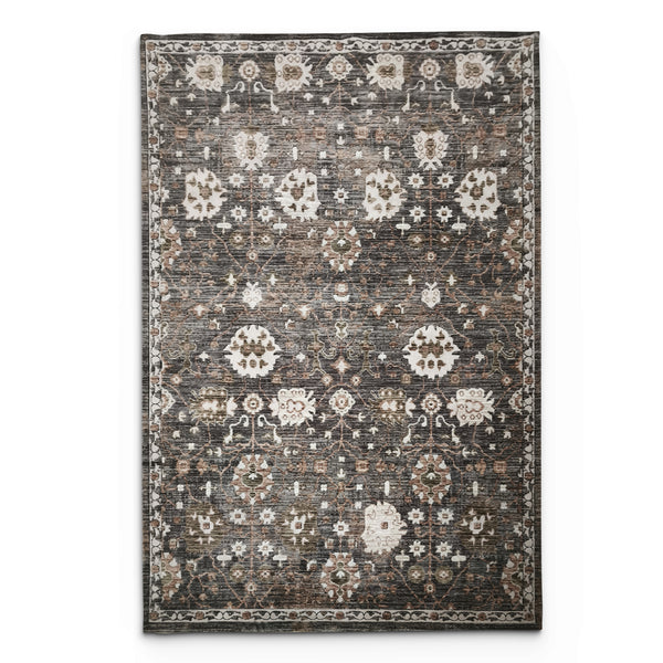 Dejavu Charcoal Mahal Rug